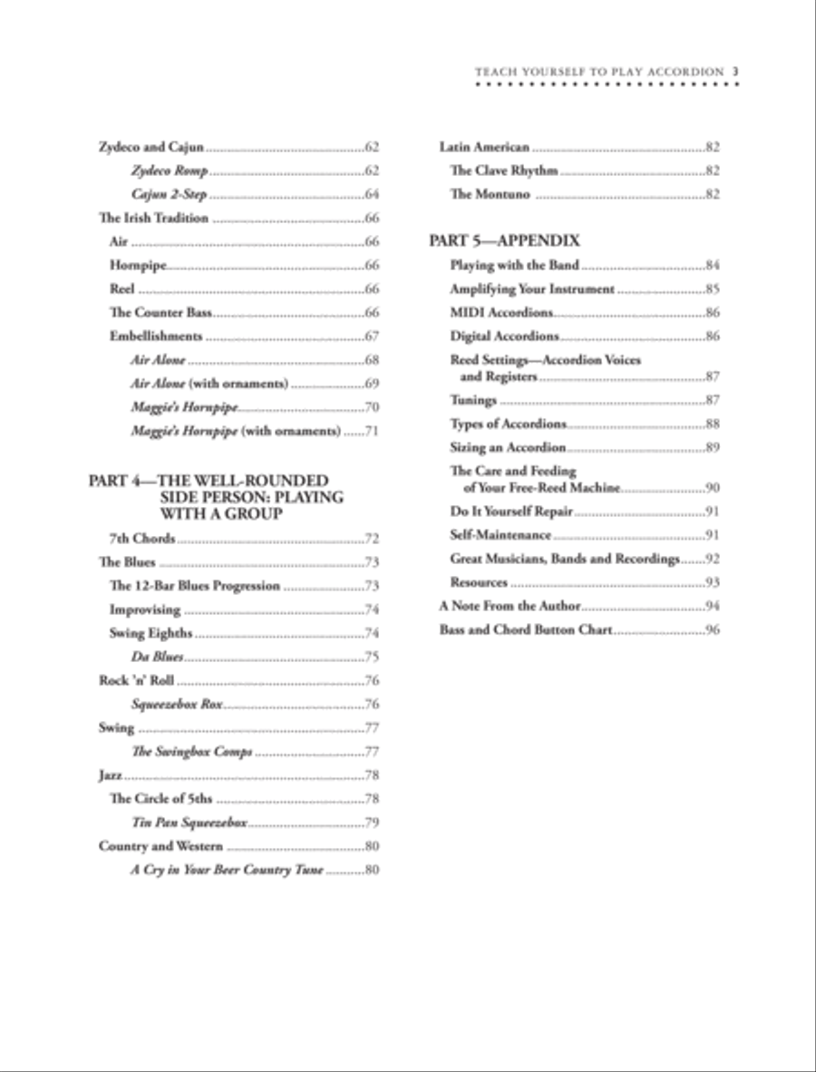 Alfred's Teach Yourself to Play Accordion Accordion scores gallery preview page 12