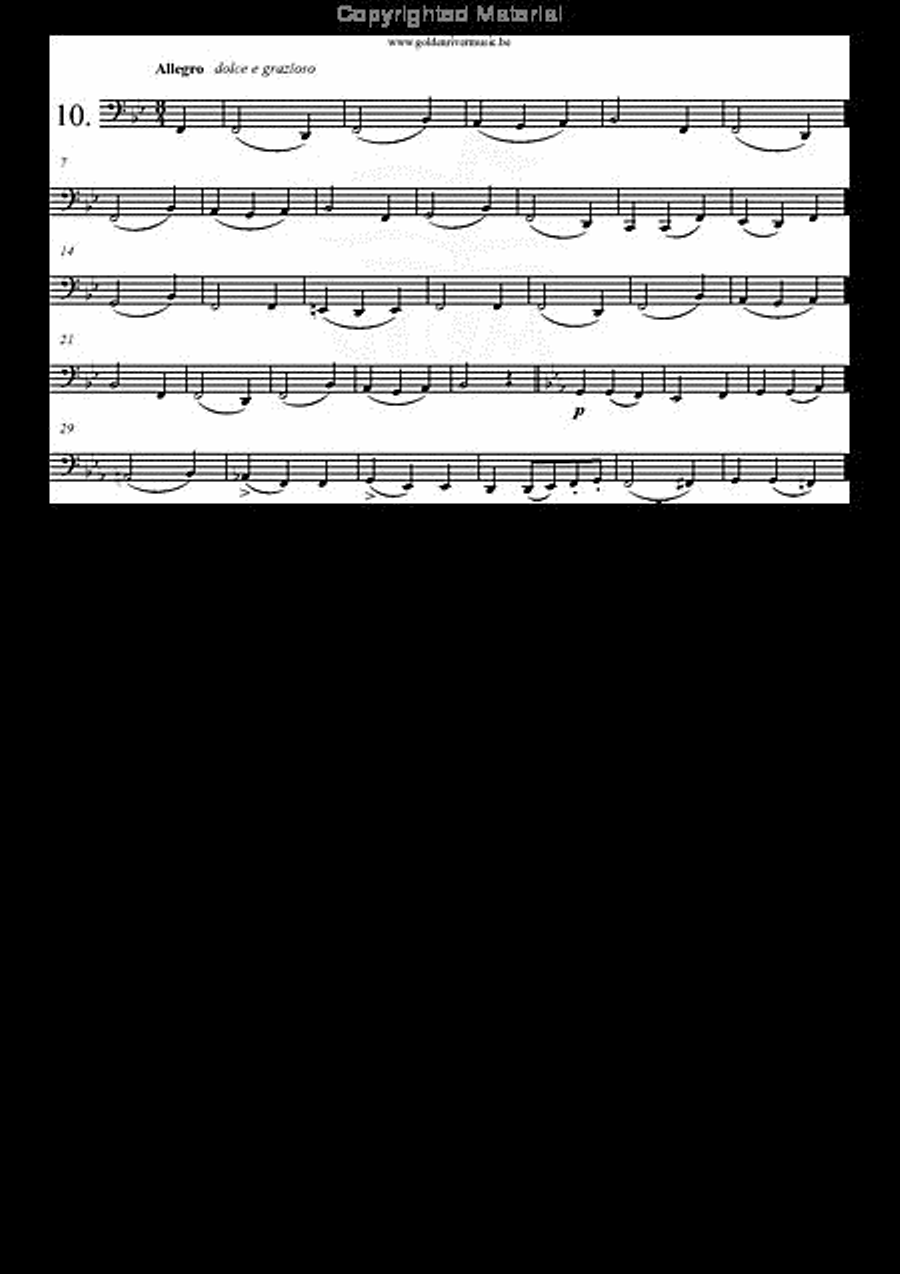 18 Etudes Melodiques Tuba scores gallery preview page 11
