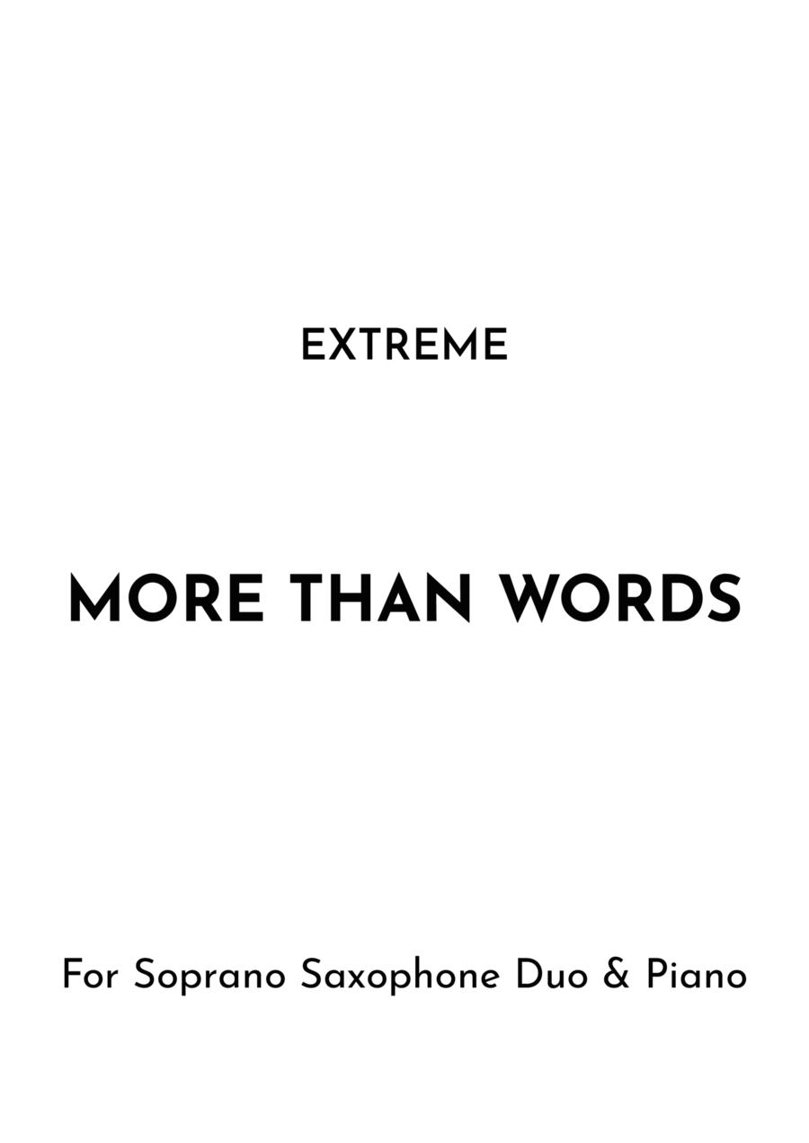 More Than Words Woodwind Duet scores gallery preview page 1