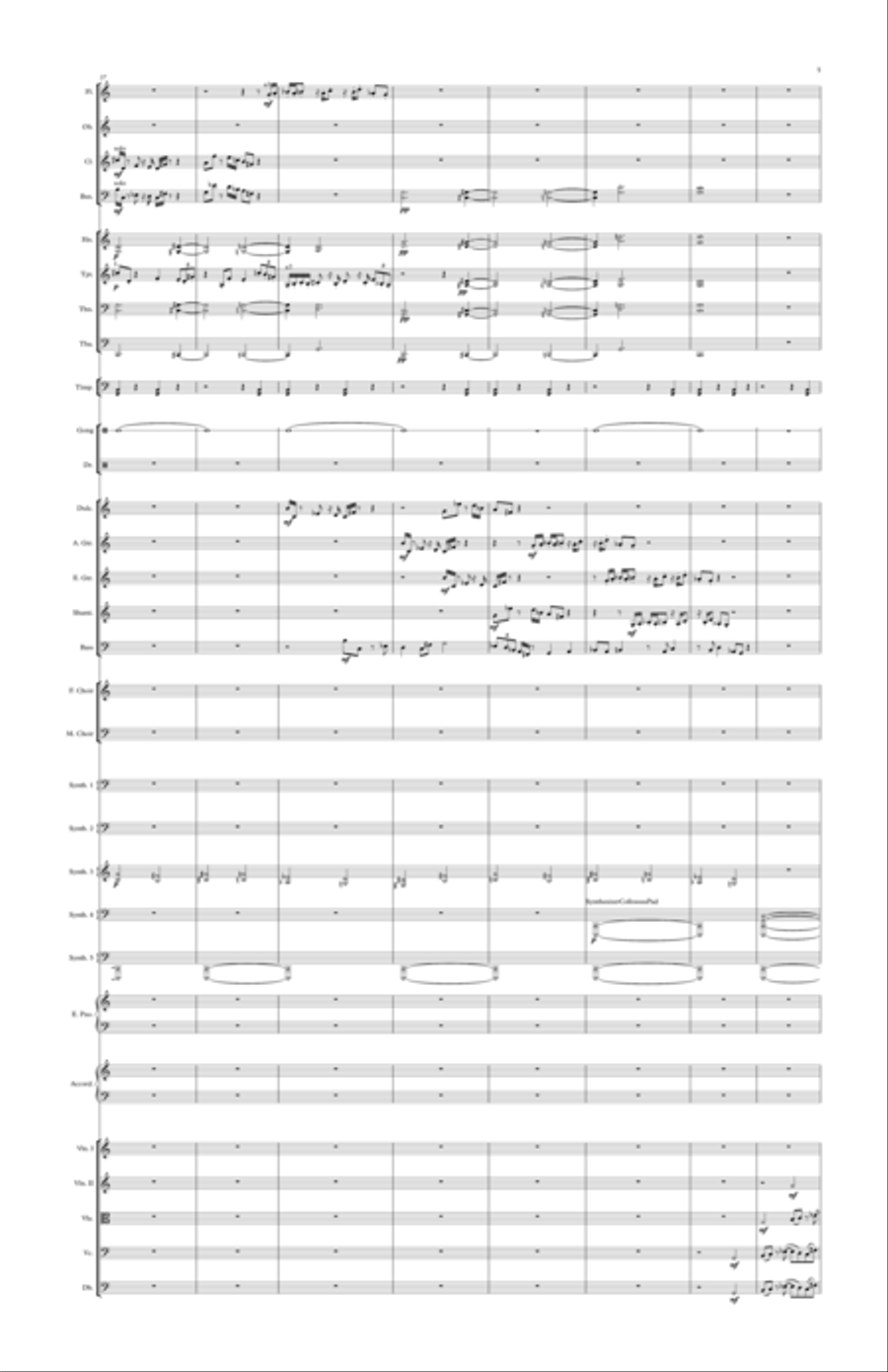 Metamorphosis Full Orchestra scores gallery preview page 5