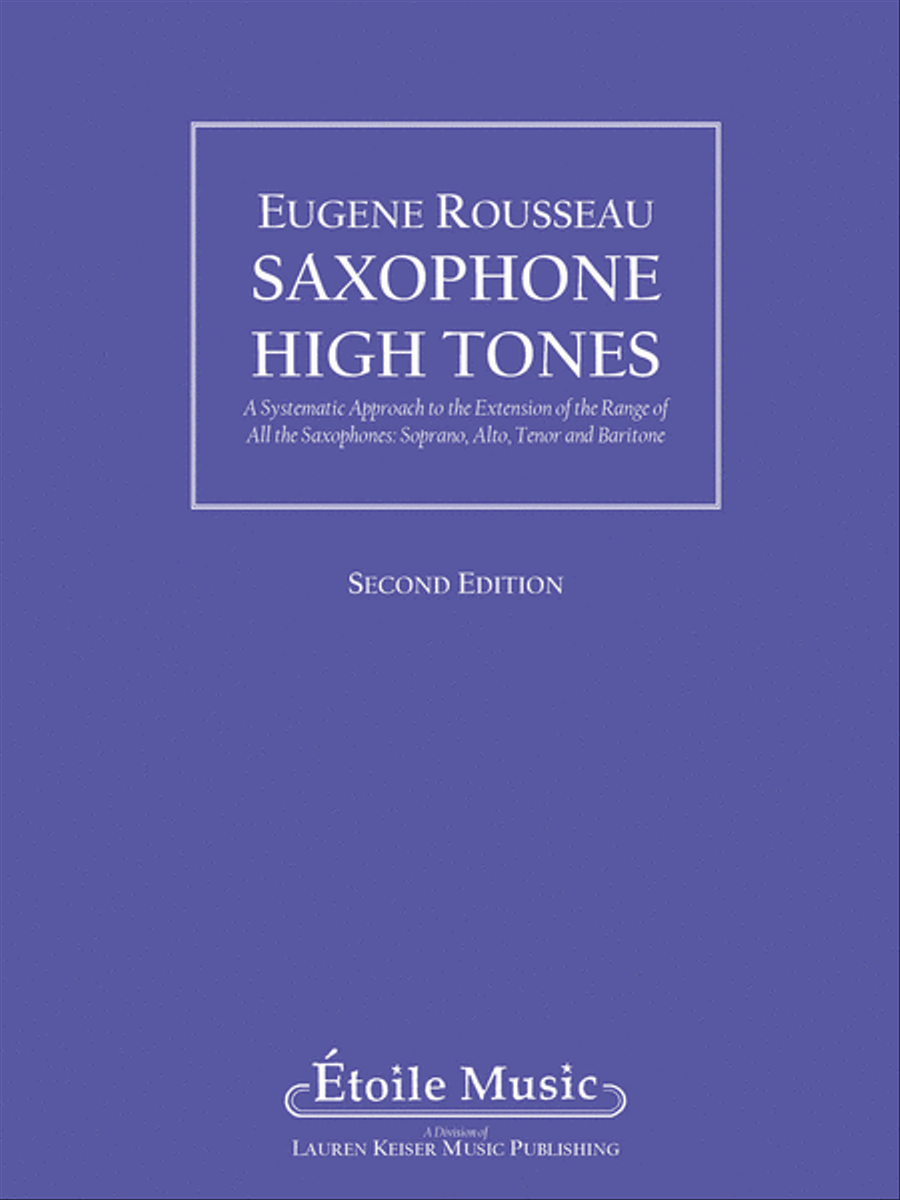 Saxophone High Tones Saxophone Solo scores gallery preview page 1