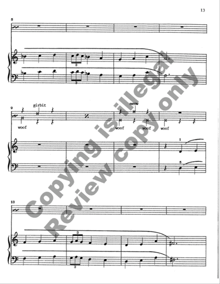 Down on the Farm Easy Piano scores gallery preview page 13