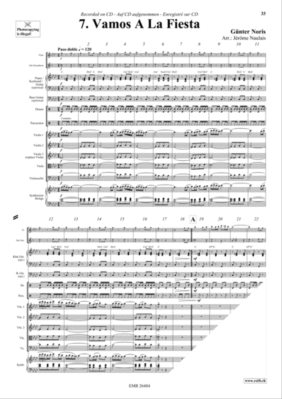 Let's Dance Volume 5 Woodwind Ensemble scores gallery preview page 9