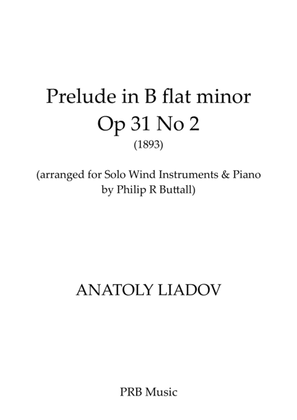 Prelude in B flat minor (Lyadov) [Piano & Solo Instrument] - Score
