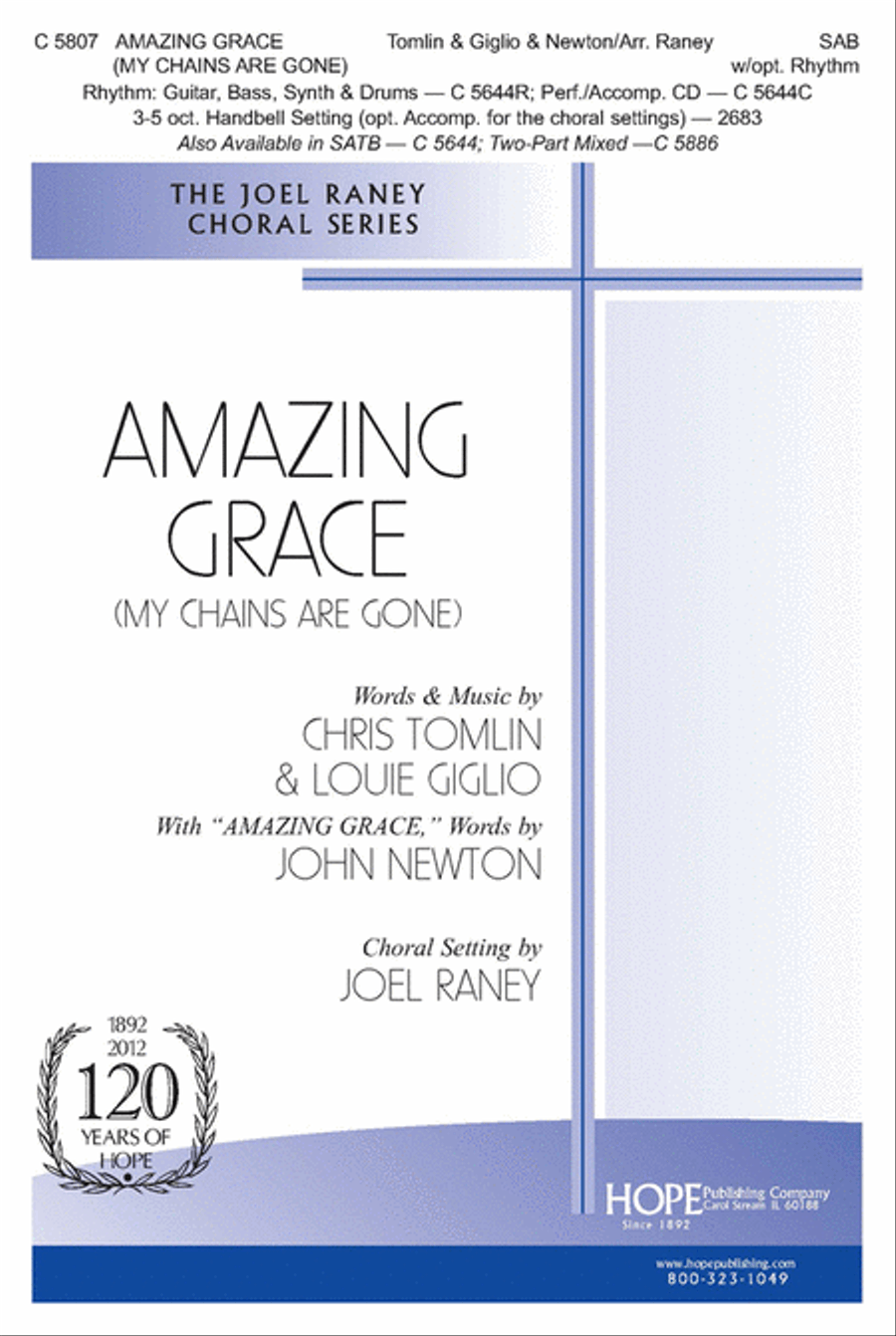 Amazing Grace (My Chains Are Gone) 3-Part scores gallery preview page 1