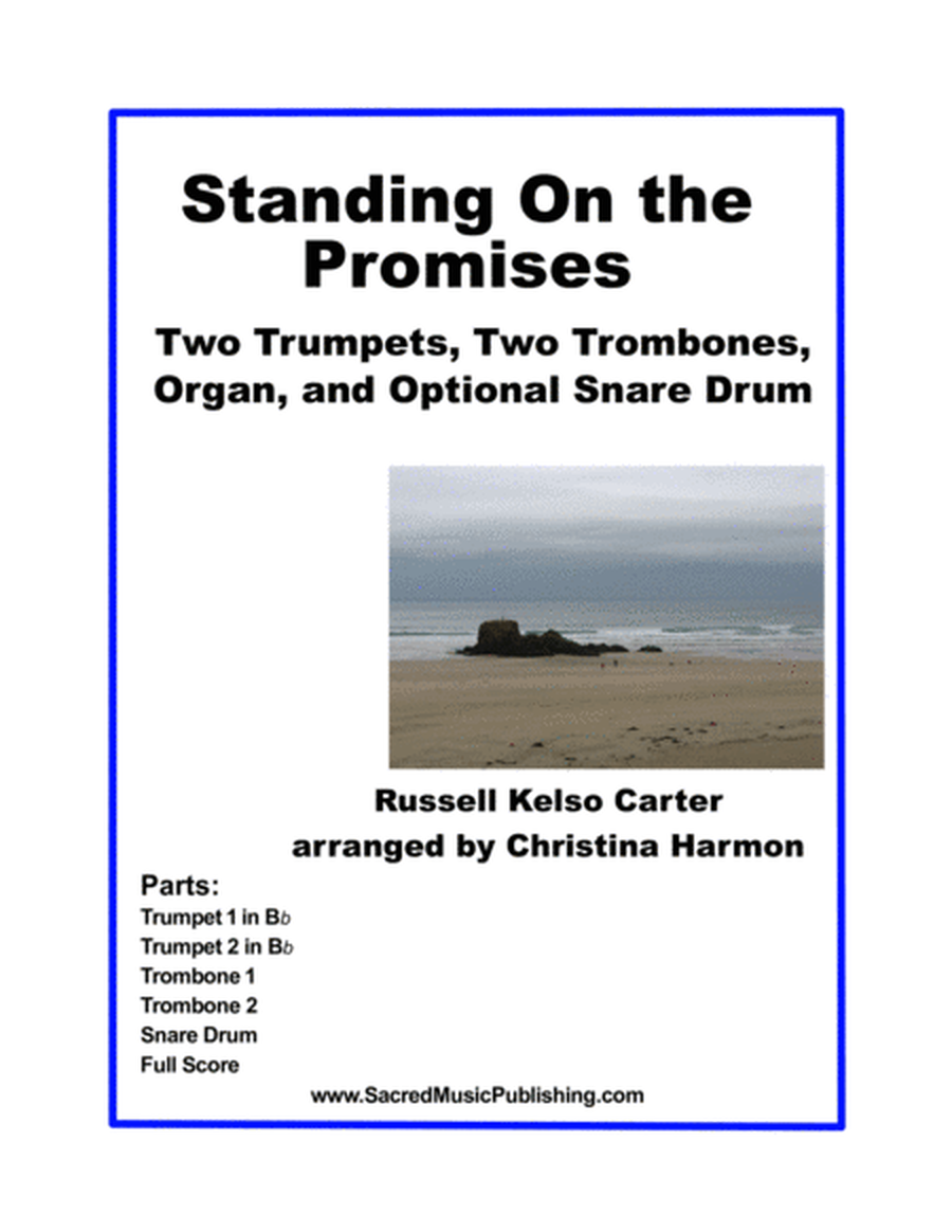Standing On the Promises– Brass Quartet and Piano image number null
