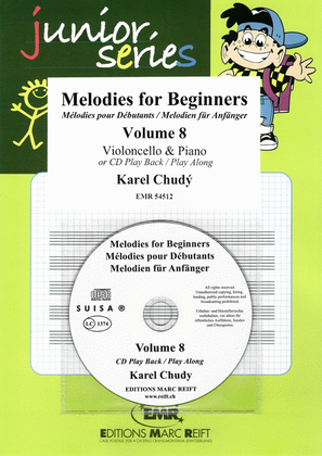 Book cover for Melodies for Beginners Volume 8