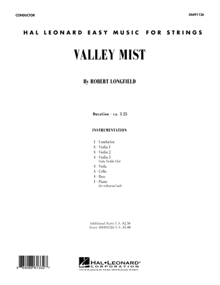 Valley Mist - Full Score