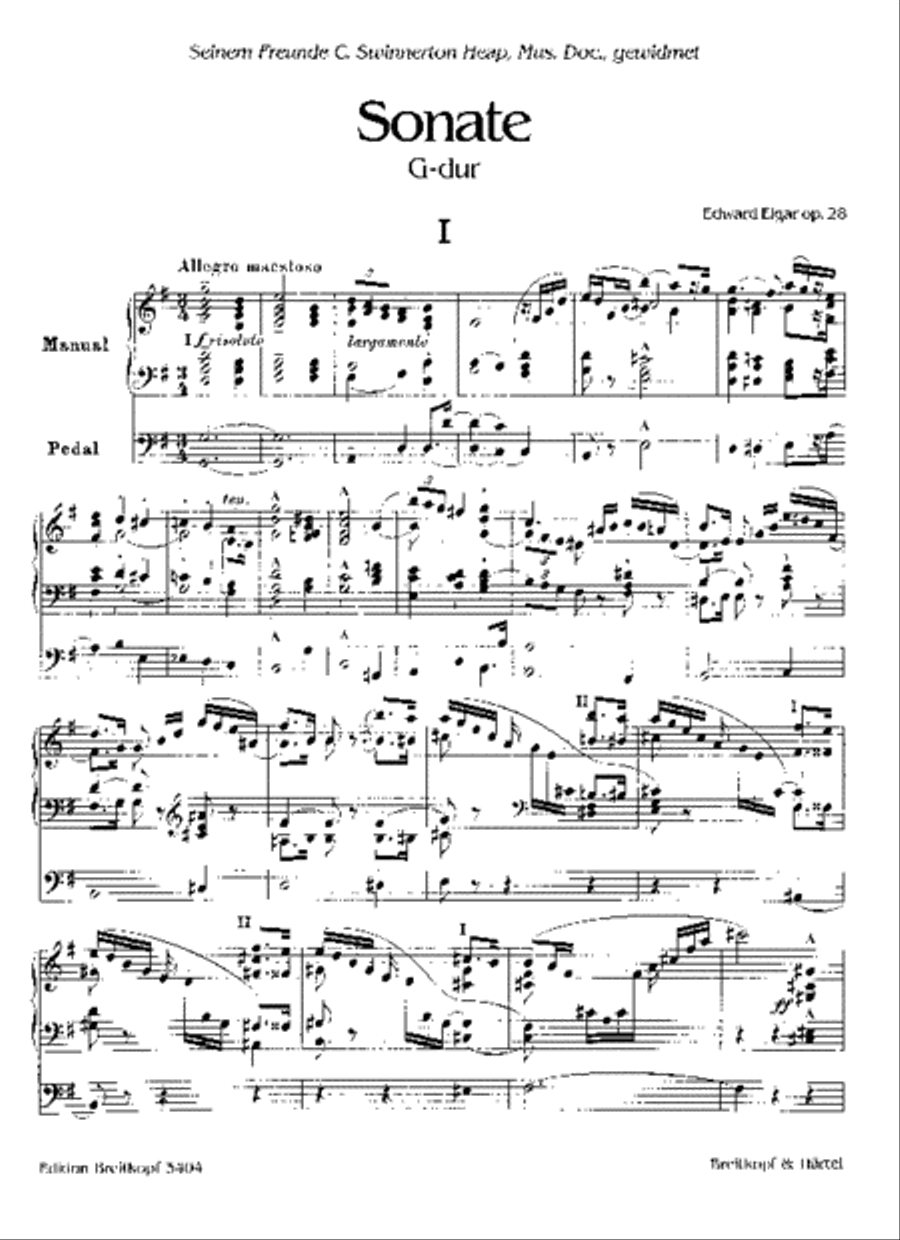 Sonata in G major Op. 28 Organ scores gallery preview page 2