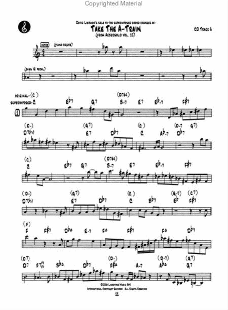 How To Approach Standards Chromatically C Instrument scores gallery preview page 3
