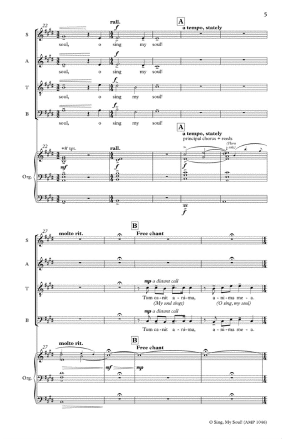 O Sing, My Soul! 4-Part scores gallery preview page 10