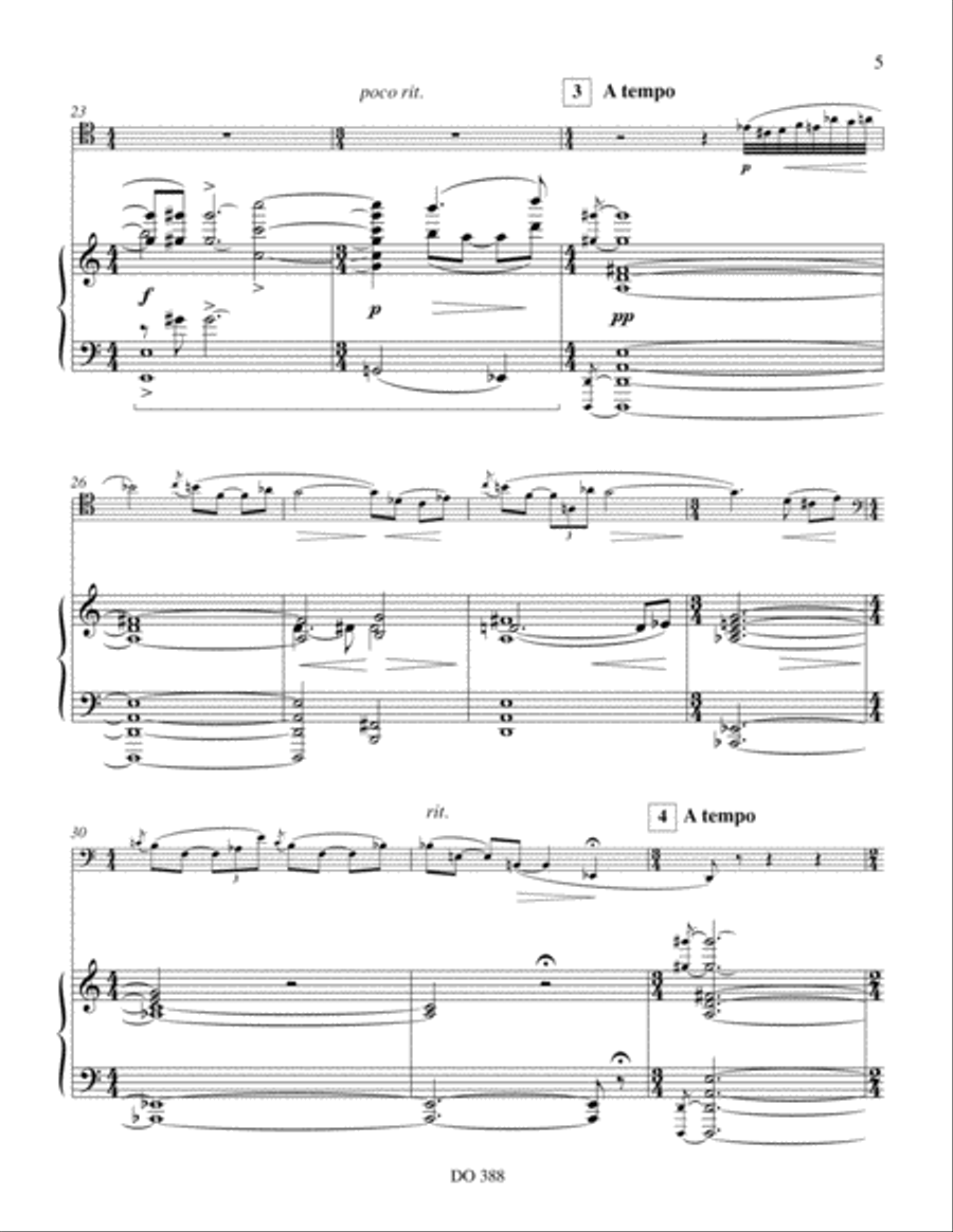 Élégie Bassoon Solo scores gallery preview page 5