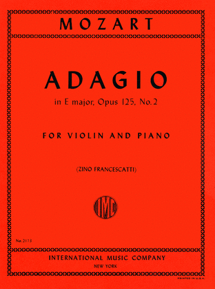 Adagio In E Major, K. 261