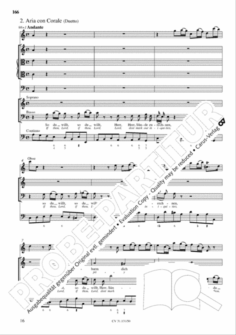 The Complete Sacred Vocal Works (Das geistliche Vokalwerk) Voice scores gallery preview page 167