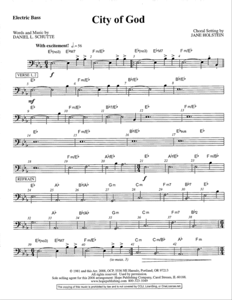 City of God Set of Parts scores gallery preview page 2