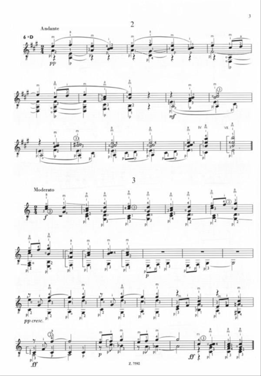 Ungarische Kinderlieder für ein und zwei Gitarre Classical Guitar scores gallery preview page 2