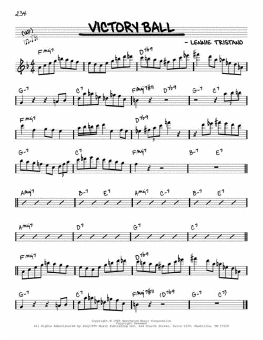 The Real Bebop Book B-Flat Instrument scores gallery preview page 9