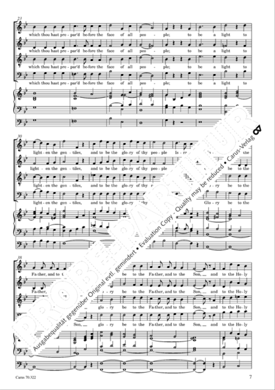 An evening service 4-Part scores gallery preview page 8