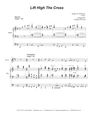 Lift High The Cross (Bb-Clarinet solo and Organ)