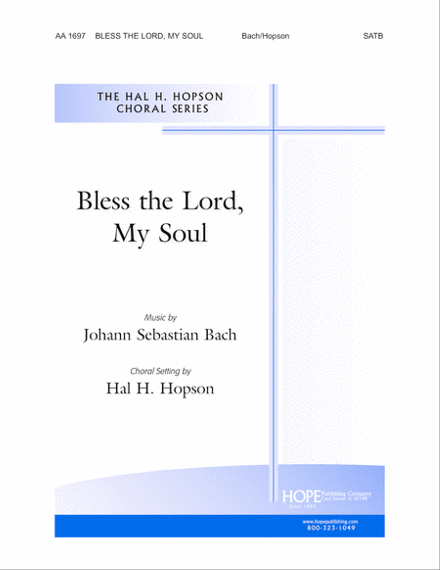 Bless the Lord, My Soul 4-Part scores gallery preview page 1