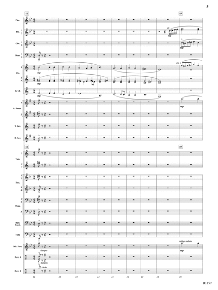 Symphonic Episodes: Score Concert Band scores gallery preview page 5