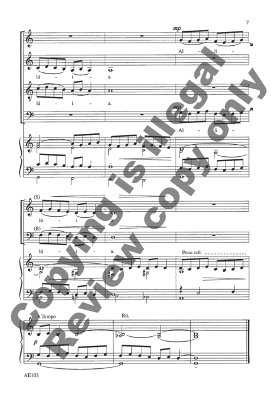 Two Communion Hymns From the Byzantine Liturgy, Set 2 4-Part scores gallery preview page 7