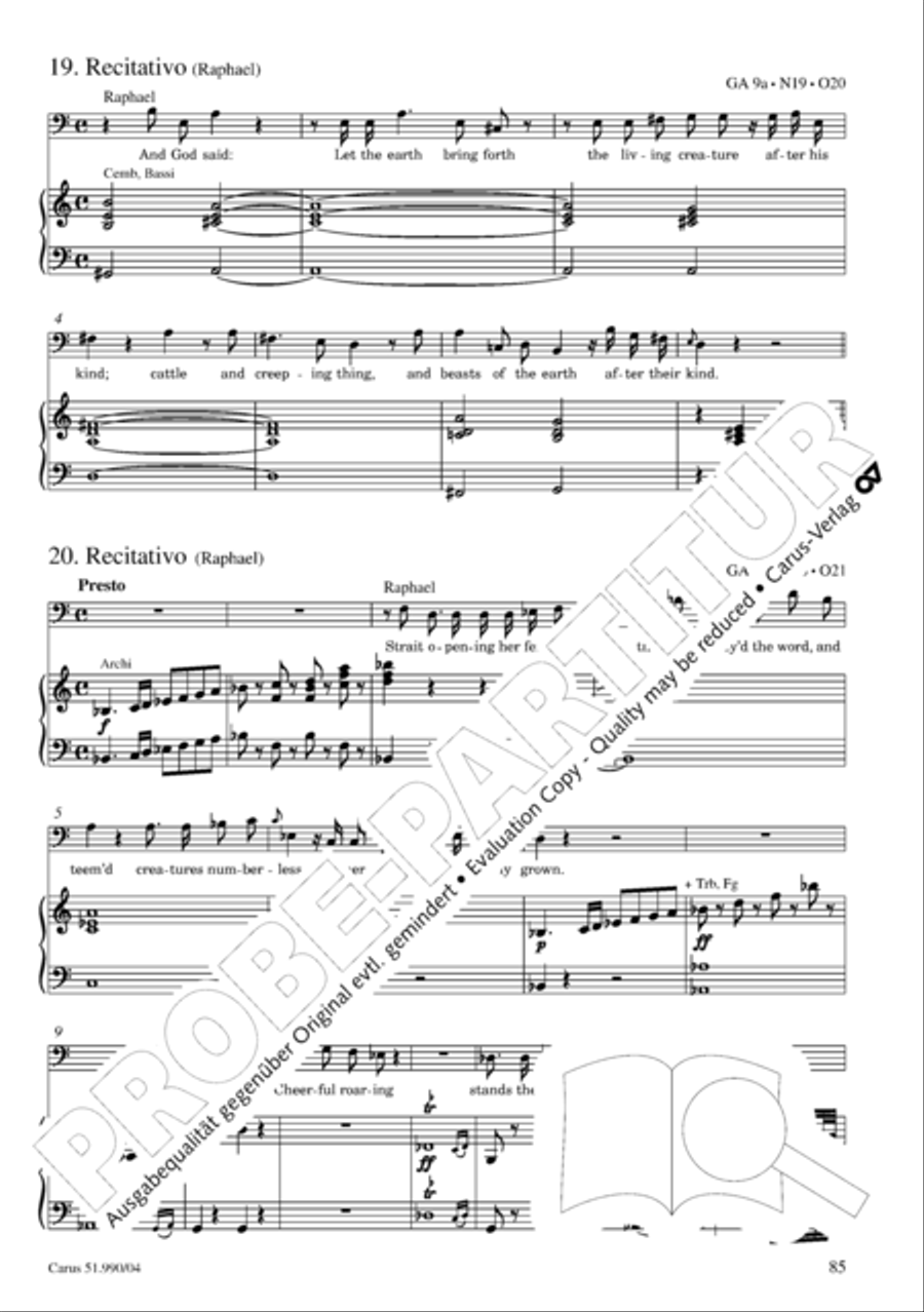 The Creation 4-Part scores gallery preview page 86