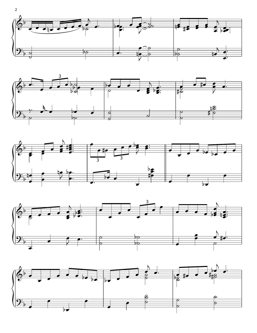 Dancing On The Ceiling Piano Solo scores gallery preview page 2