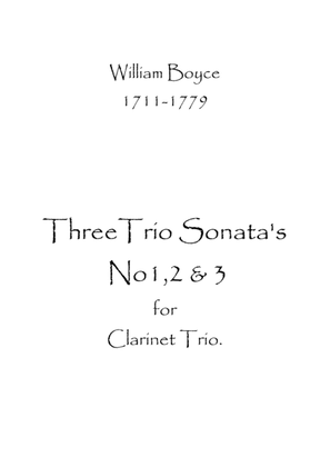 Three Trio Sonatas No.1, 2 & 3