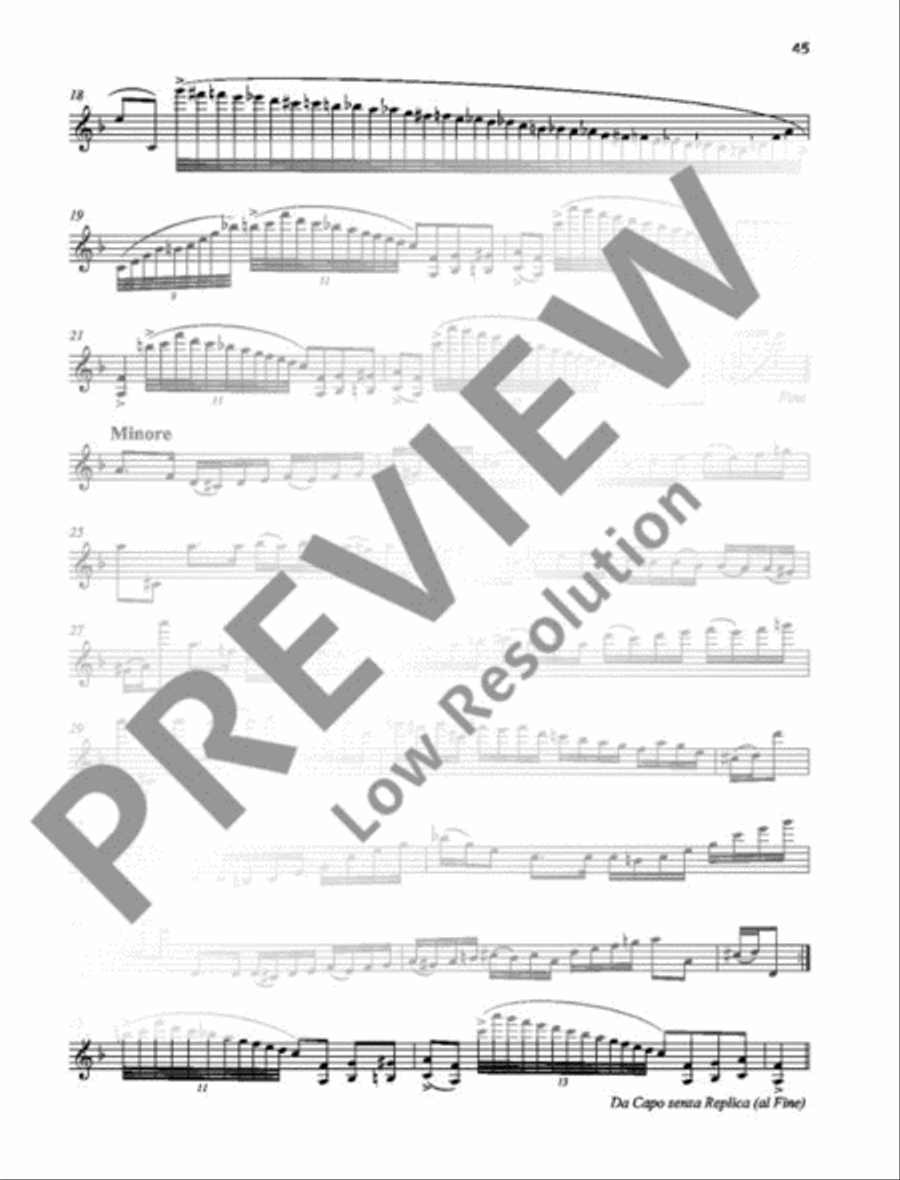 Capriccio No. 17 Capriccio No. 17 Soprano Saxophone scores gallery preview page 3