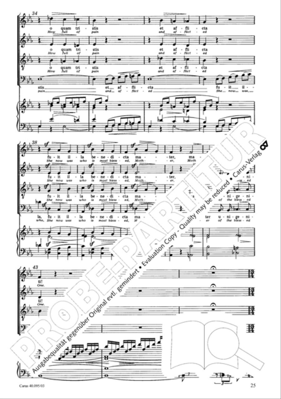 The Seven Words (Die Sieben Worte) 4-Part scores gallery preview page 26