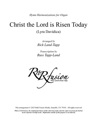 Christ the Lord is Risen Today - Easter Hymn Harmonization for Organ