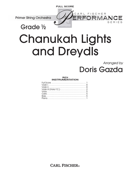Chanukah Lights and Dreydls