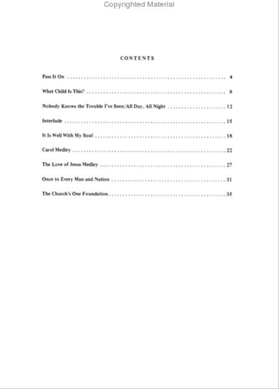Well-Tempered Praise 1 Piano Solo scores gallery preview page 2