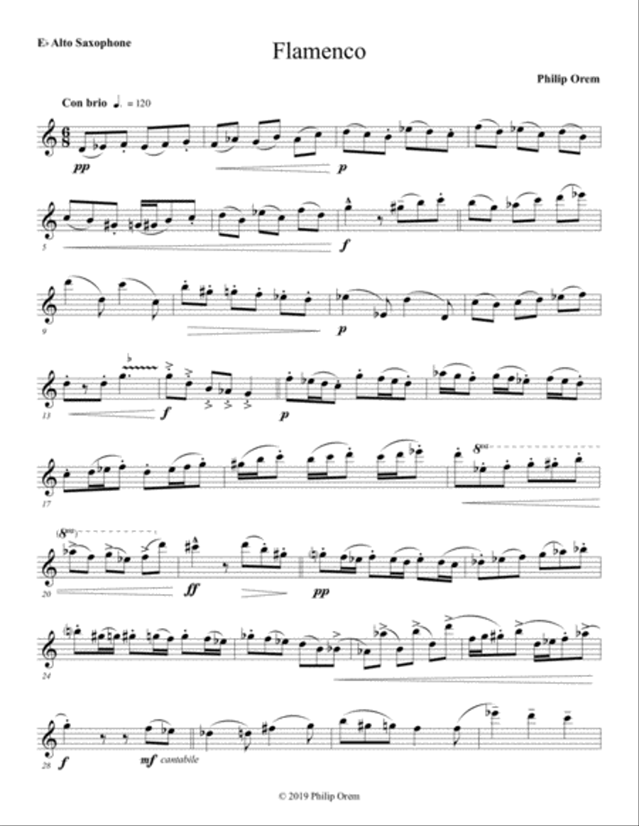 Five Five Alto Saxophone scores gallery preview page 3
