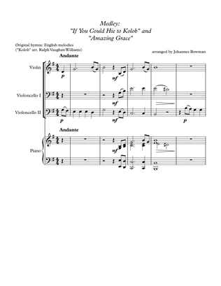 Amazing Grace / If You Could Hie to Kolob (Medley) (Advanced-Intermediate)