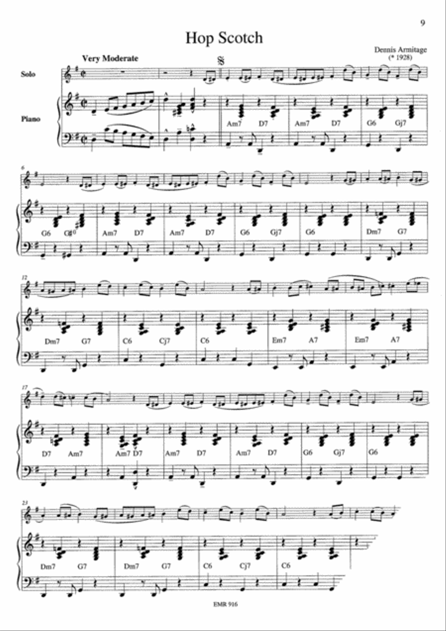 Dixieland Clarinet Duet scores gallery preview page 5