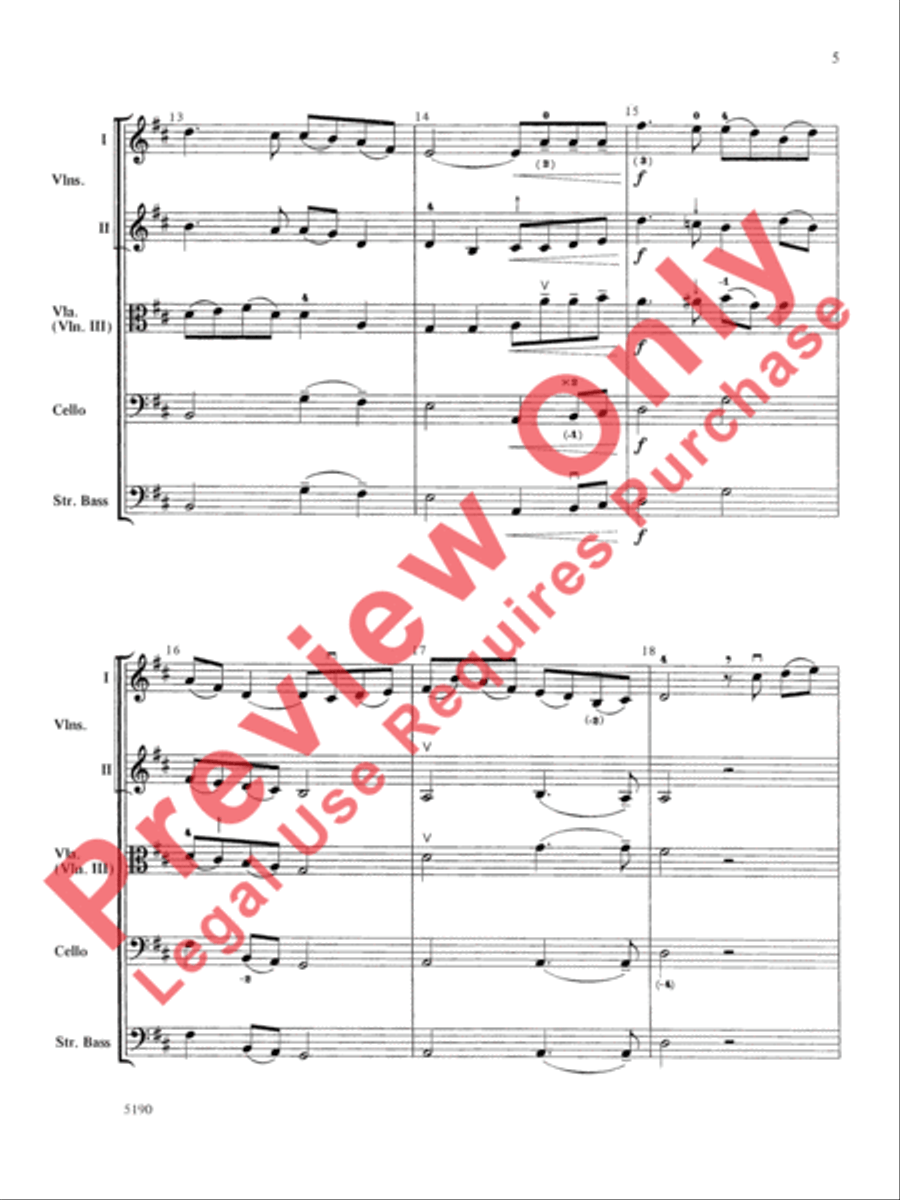 Danny Boy Danny Boy String Orchestra scores gallery preview page 6