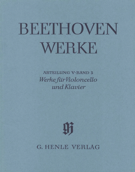 Works for Piano and Cello, Volume III