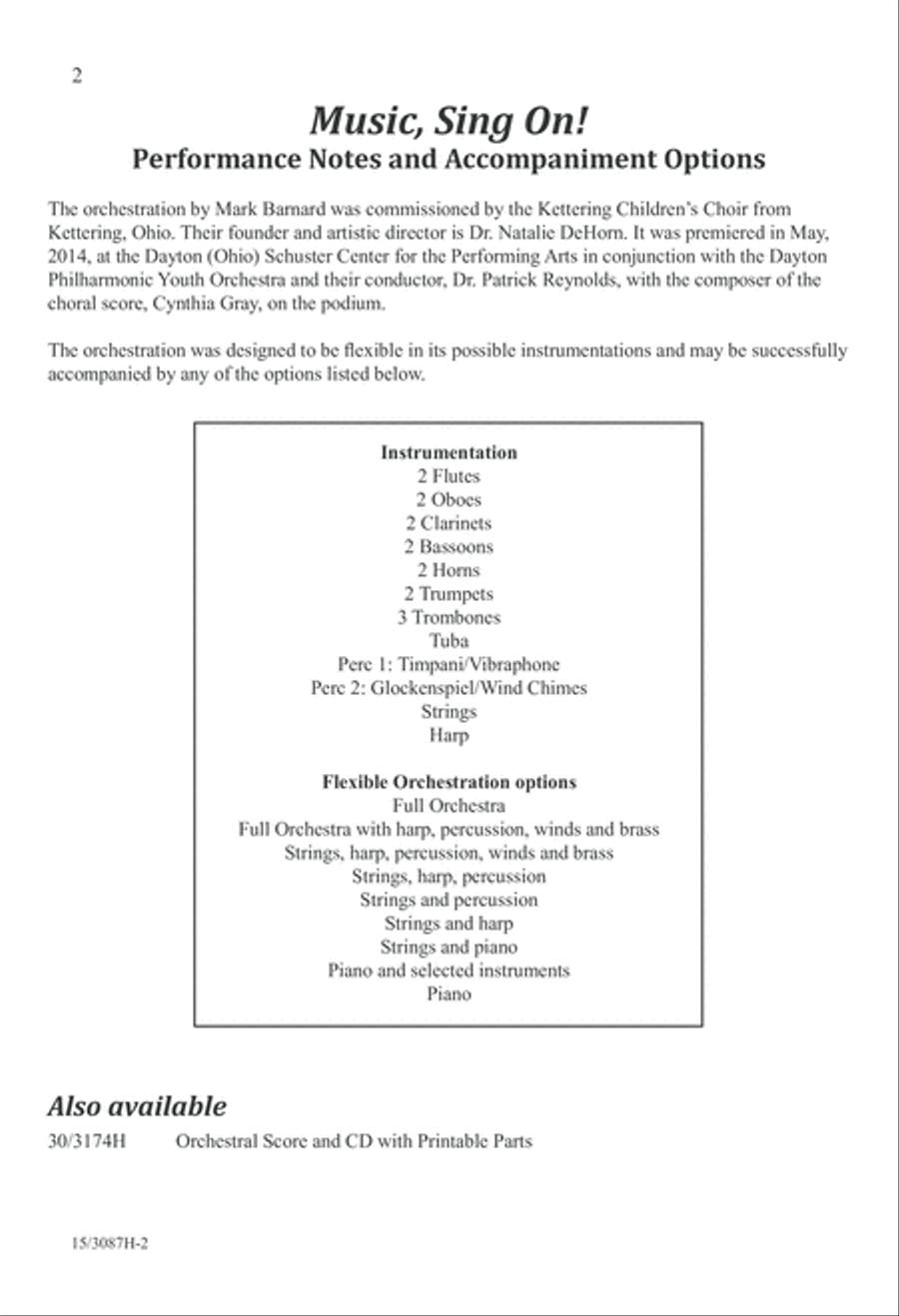 Music, Sing On! 4-Part scores gallery preview page 3