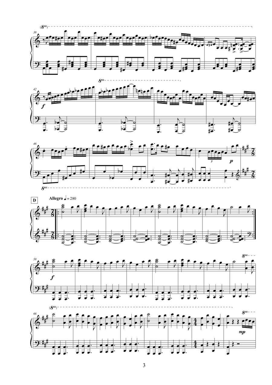 Rondo Alla Turca (Jazz Arrangement) Piano Solo scores gallery preview page 3