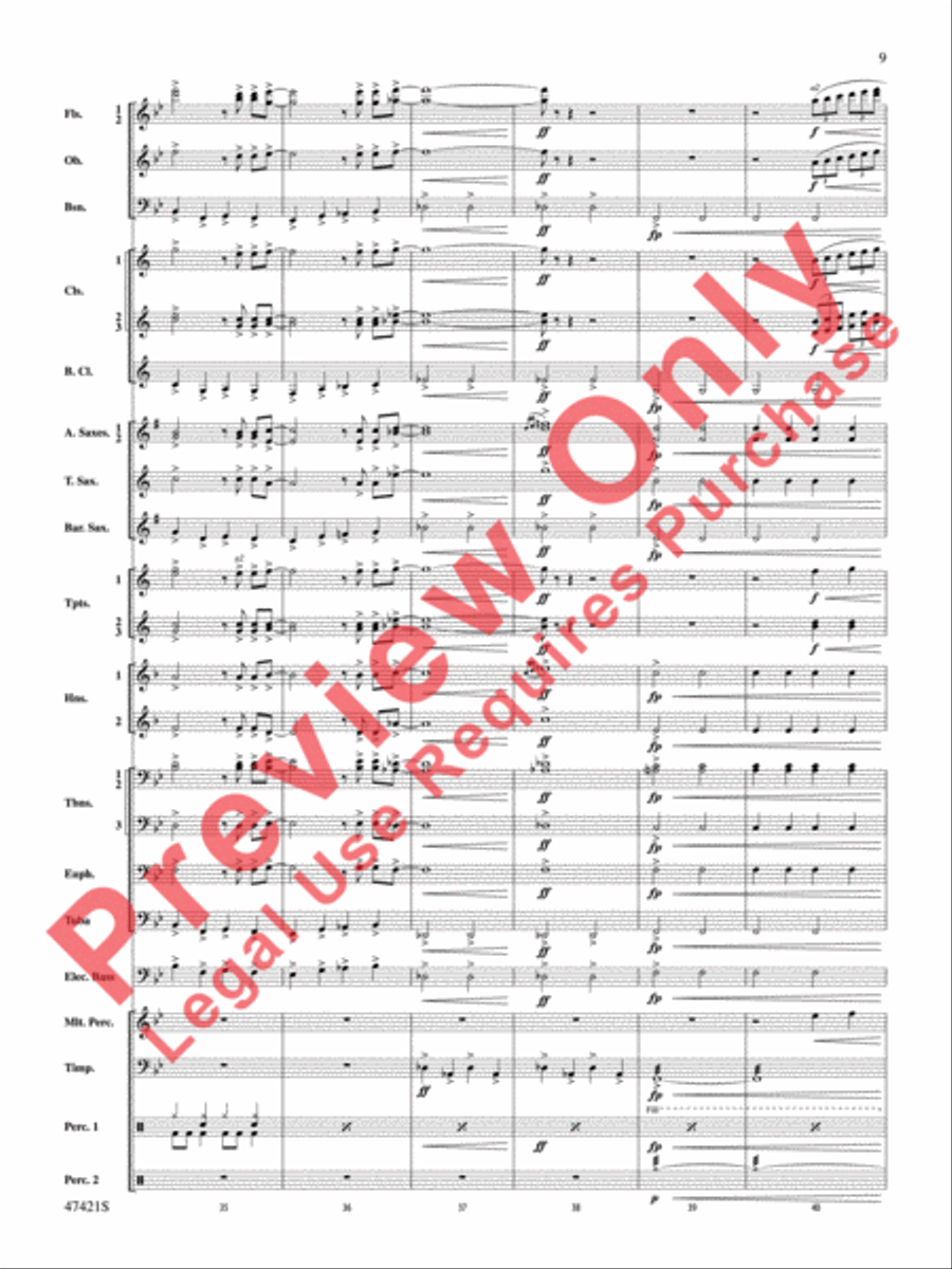 Meat Loaf---The Hits Meat Loaf---The Hits Concert Band scores gallery preview page 10