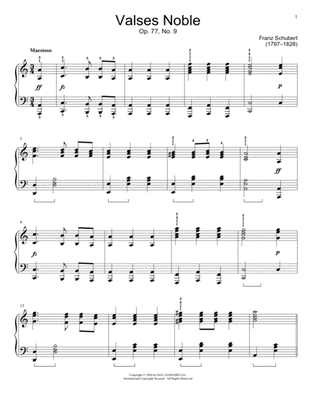 Valses Noble, Op. 77, No. 9