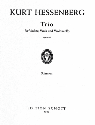 String Trio Op. 48 Parts