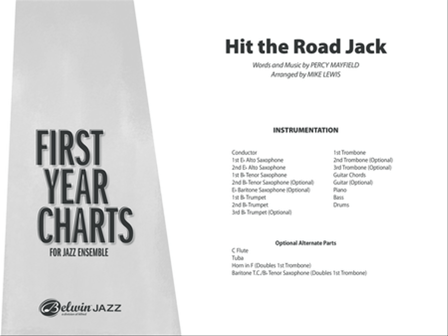 Hit the Road Jack Jazz Ensemble scores gallery preview page 2