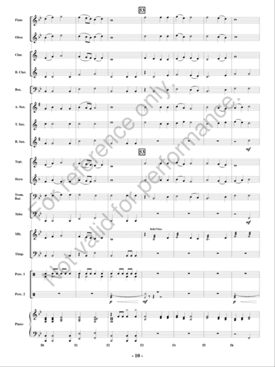 Reign Concert Band scores gallery preview page 11