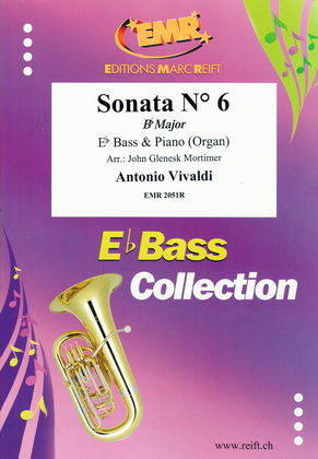 Book cover for Sonata No. 6 in Bb Major