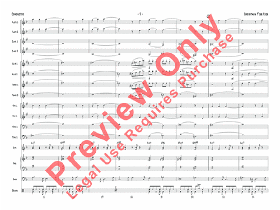 Christmas Tree Ride Jazz Ensemble scores gallery preview page 4