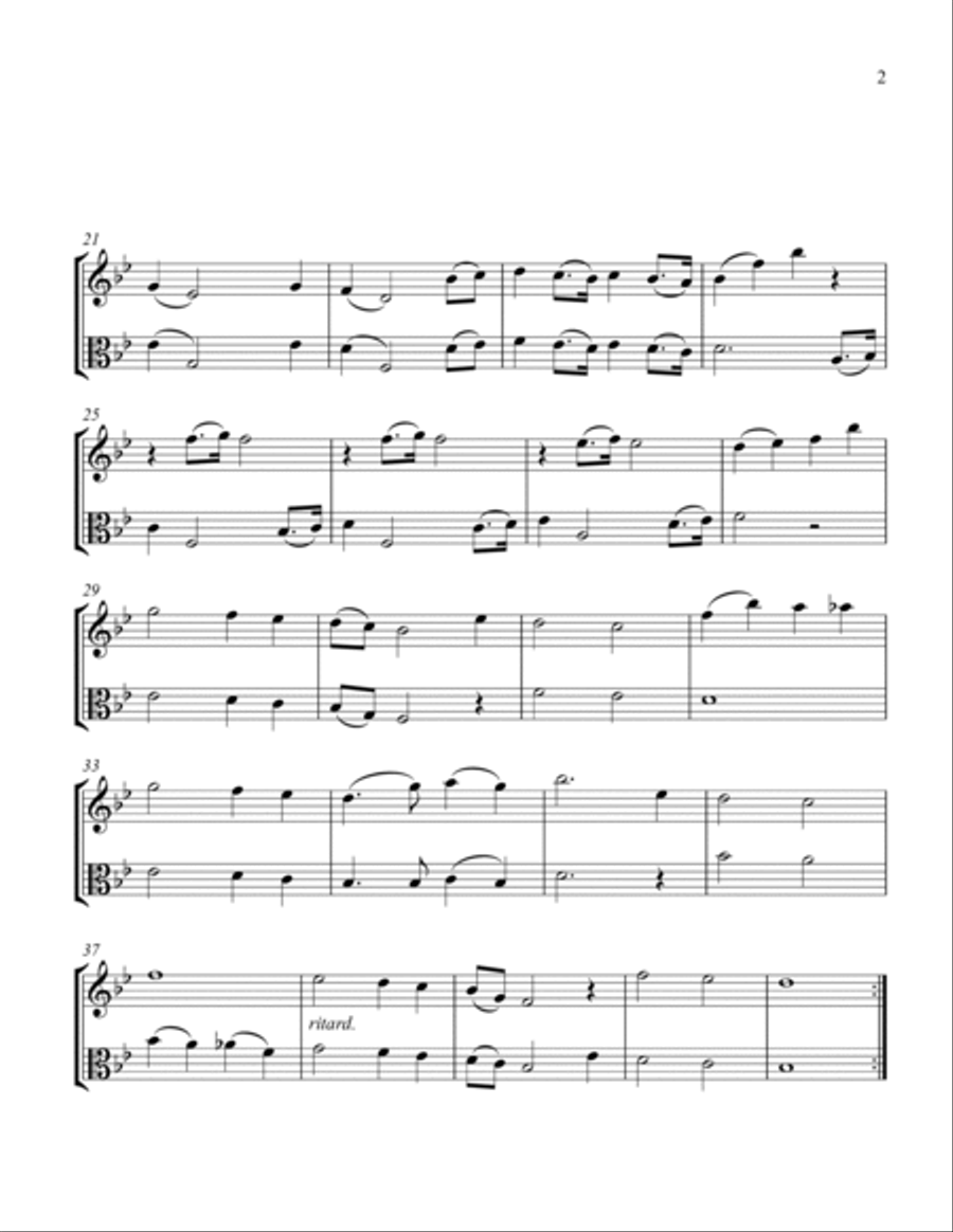 God Bless America ® God Bless America ® String Duet scores gallery preview page 3