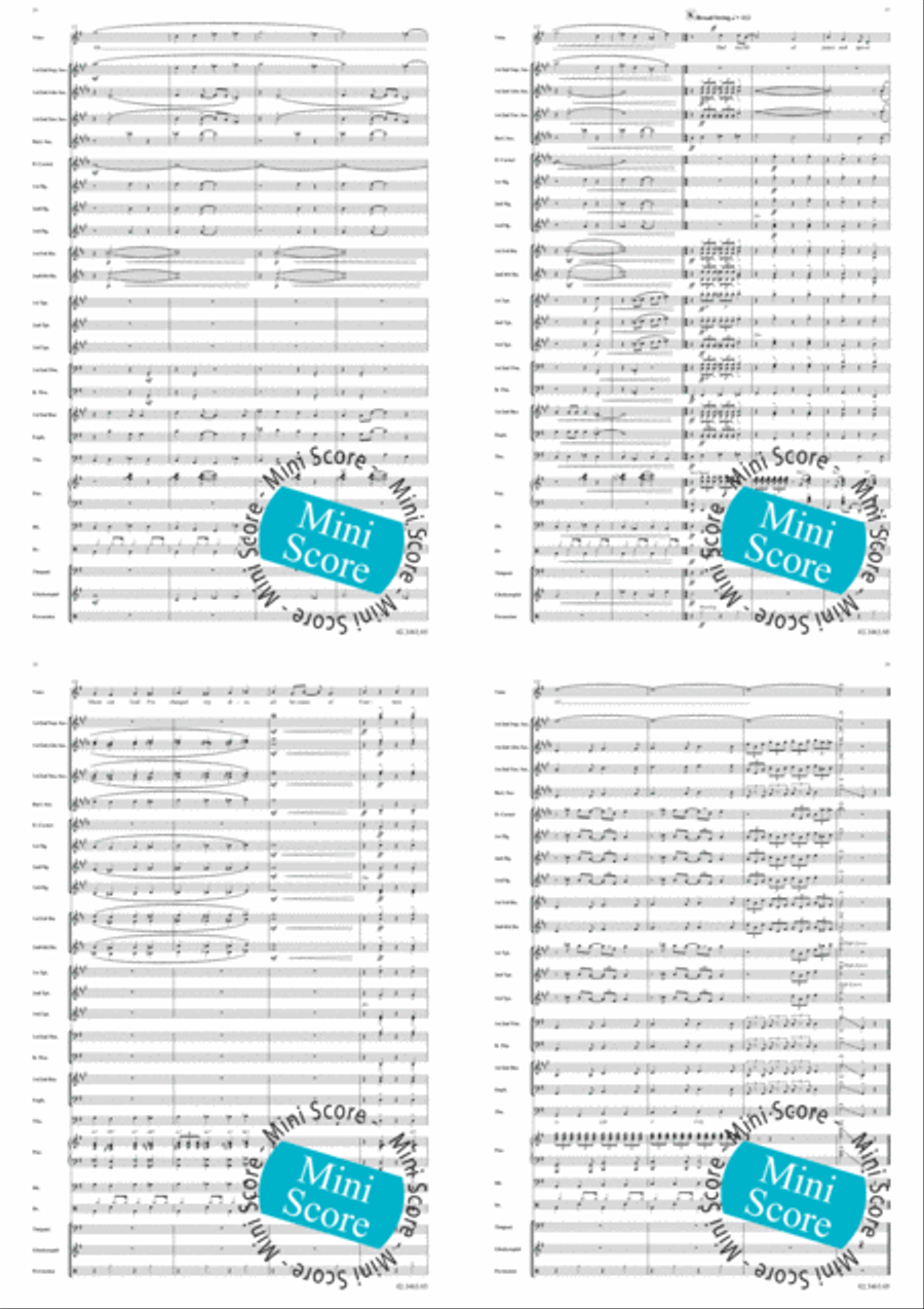 The Girl in 14G Fanfare Band scores gallery preview page 9